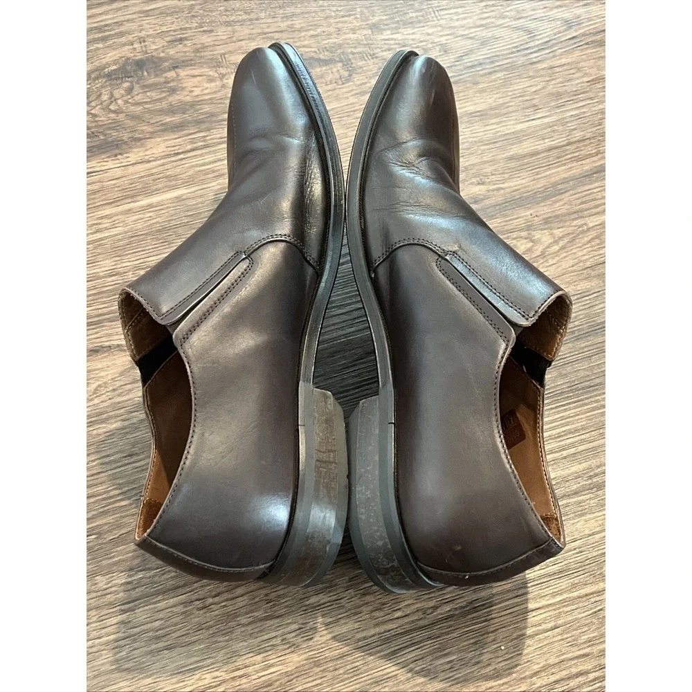 Johnston & Murphy Handcrafted In Italy Monk  Toe Chestnut Size 12M